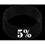 Rich Piana 5% Nutrition Wrist Band 5% Design
